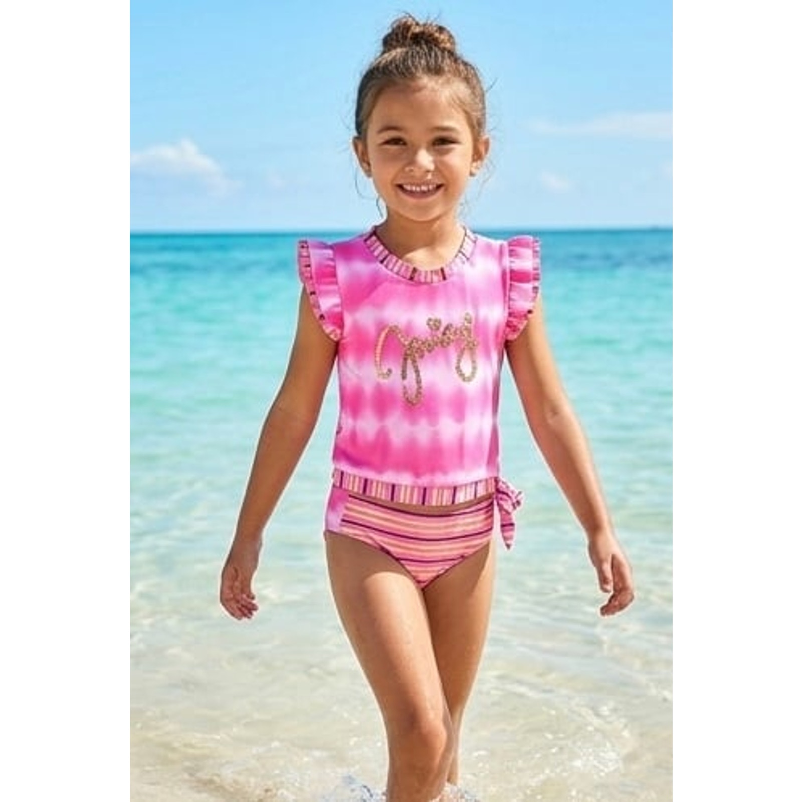 Nwtjuicy Couture Girls Tankini Swim Set Sz10